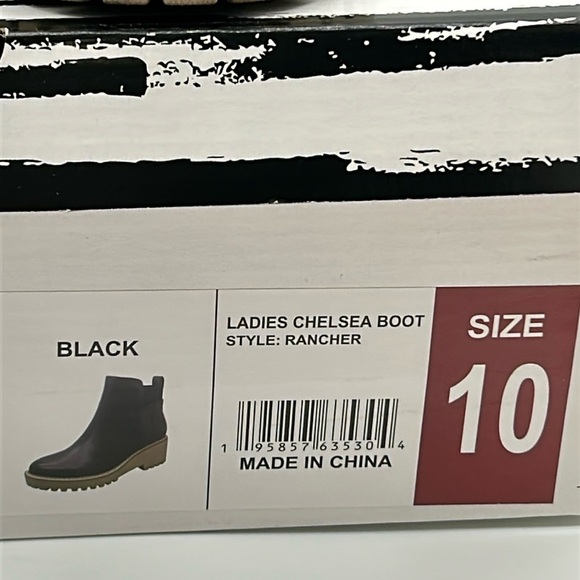 2510- dv by Dolce Vita Rancher Chelsea Boots Black Size 10 NWT - Picture 8 of 12